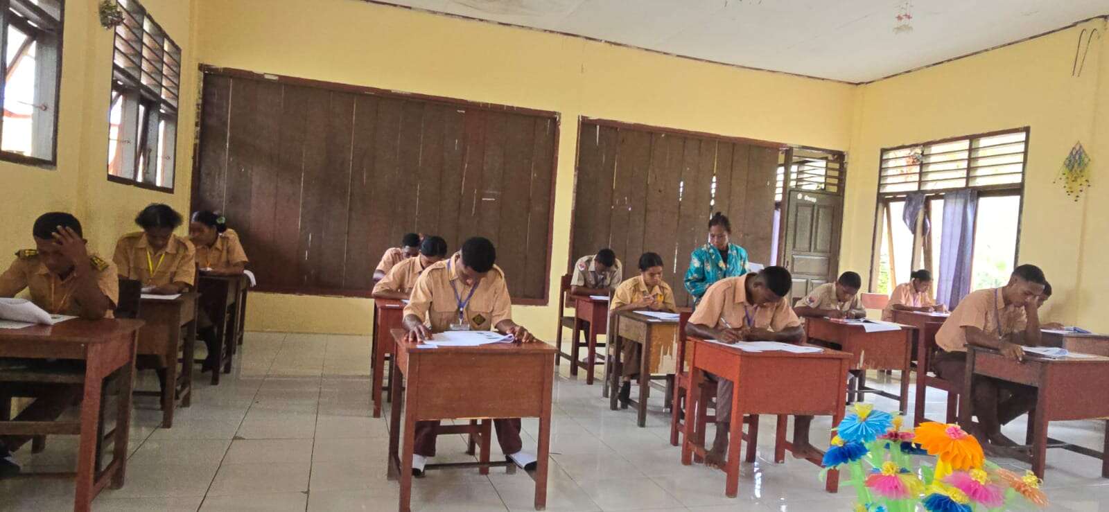 ujian sekolah hari ke 3 jumat 10 April 2026